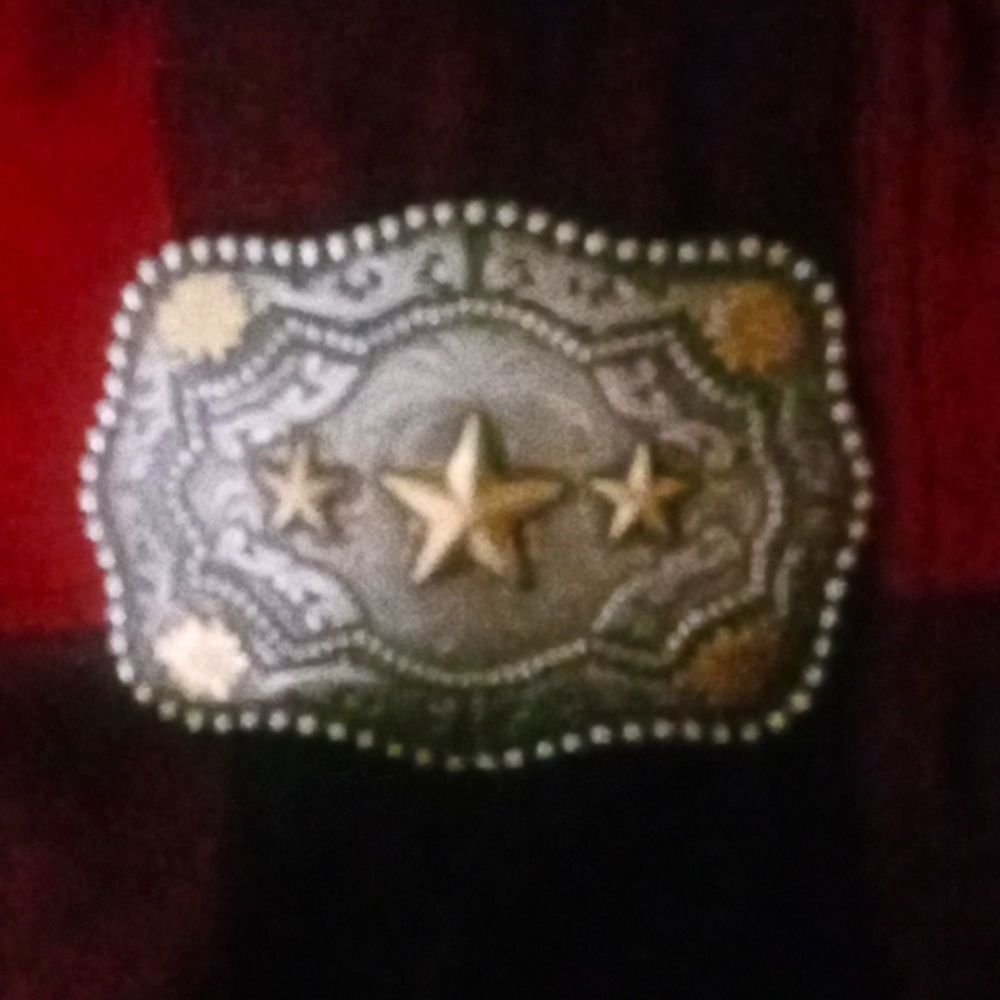 West Scallop Triple Star Buckle